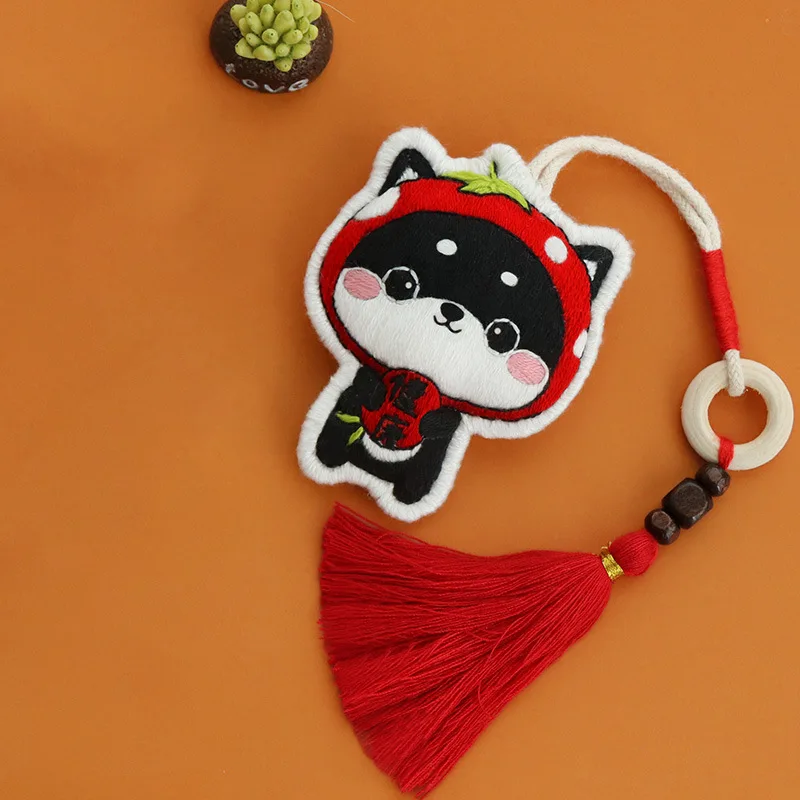 Милая мультяшная собака сделай сам набор брелоков амулет саше кулон рукоделие