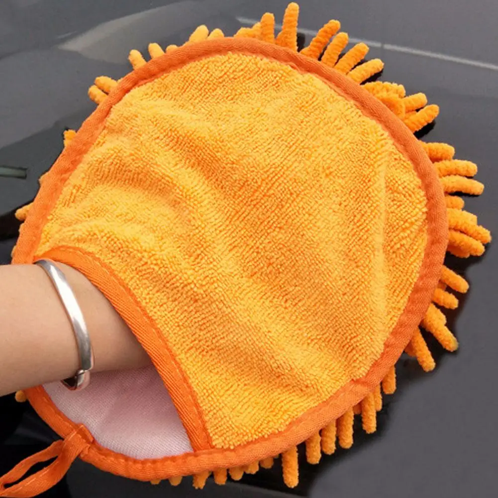 

1PC Car Wash Glove Coral Mitt Soft Anti-scratch Car Wash Cleaning Detailing Wiping Gloves Accessories