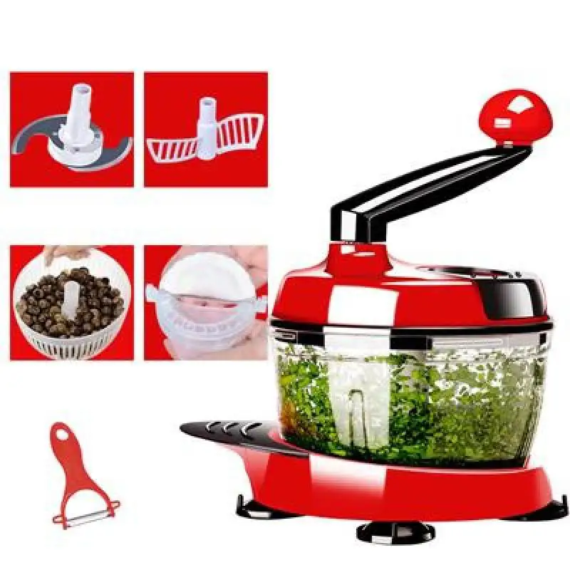 Многофункциональный кухонный Ручной Кухонный комбайн Migecon бытовая мясорубка