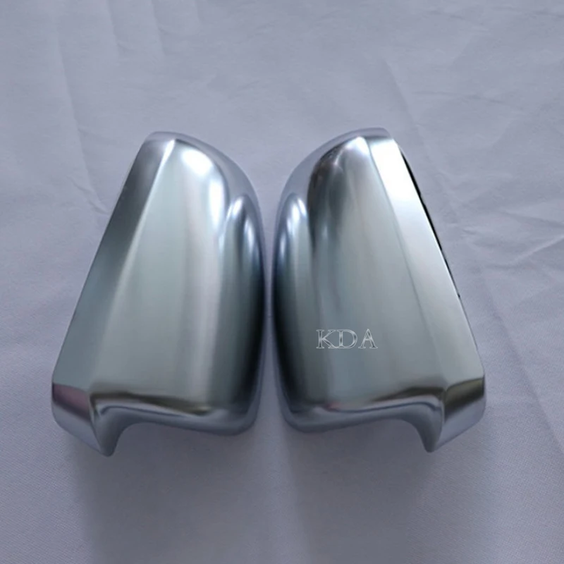 Чехол для зеркала заднего вида с левой и правой стороны матовый хромированный