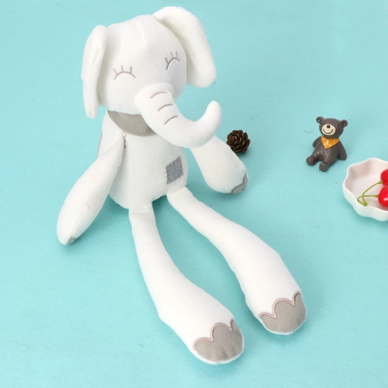 

Cute Plush Elephant Doll Baby Soft Sleeping Mate Newborn Photography Props Gift