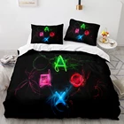 Набор постельного белья для геймеров, односпальныйдвойнойполноразмерный Комплект постельного белья с 3D рисунком аниме, для детской спальни, 031