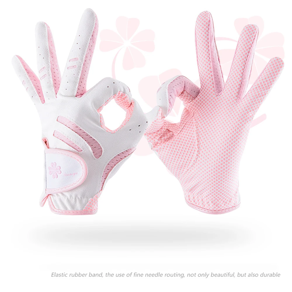 TTYGJ Children’S Golf Gloves Pu Leather Silicone Gloves For Boys And Girls Slip And Breathable
