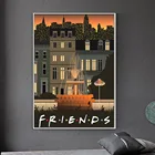 Классические плакаты, друзья, ТВ-шоу и принты, художественная декоративная картина Landsape, Картина на холсте для гостиной, домашнее украшение для стен