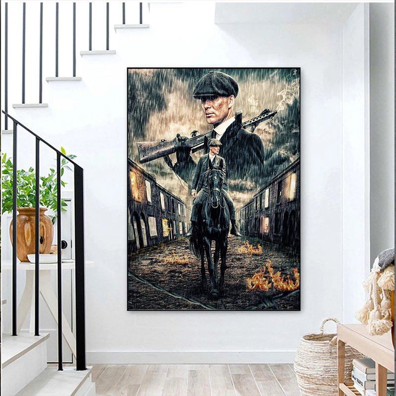 

Peaky Blinders Figure Posters Season TV Show Series Canvas Painting Prints Wall Art Picture Living Room Home Decoration Cuadros