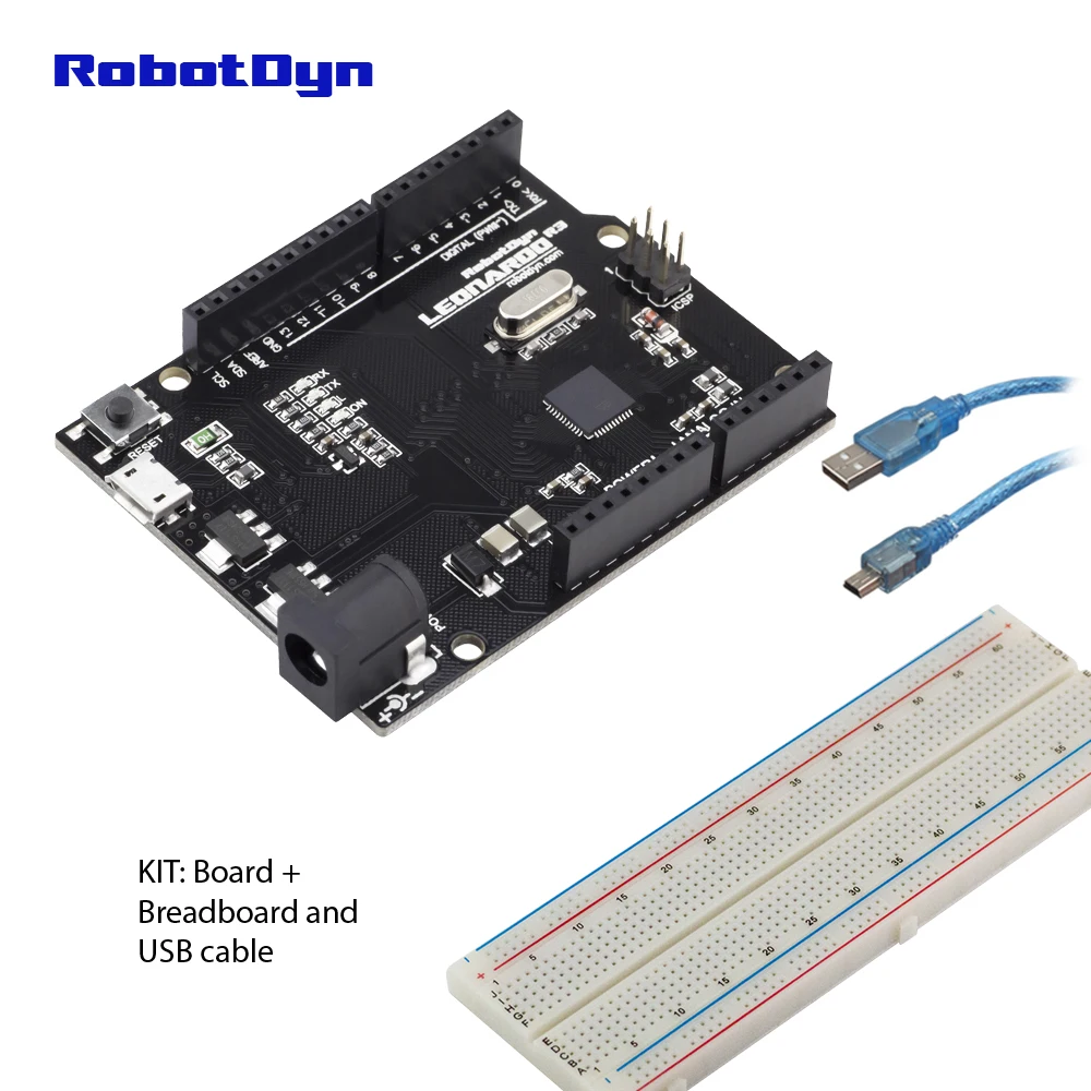 LEONARDO R3 ATmega32U4, совместимый для Arduino Leonardo - Цвет: KIT