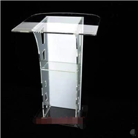 podium crystal podium acrylic reception desk consultation desk welcome desk conference speaker christian podium table