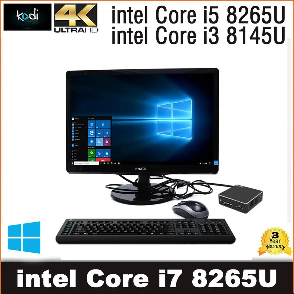 DDR4 BT WiFi Intel Whiskey-U Core i3 i5 i7 8145U 8265U 8565U Pentium 5404U M2 мини-ПК Ноутбуки и настольные компьютеры USB3.0 HD DP
