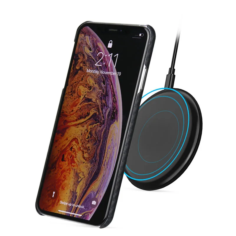 Чехол из углеродного волокна с магнитной защитой для iPhone Xr XsMax|Бамперы| |