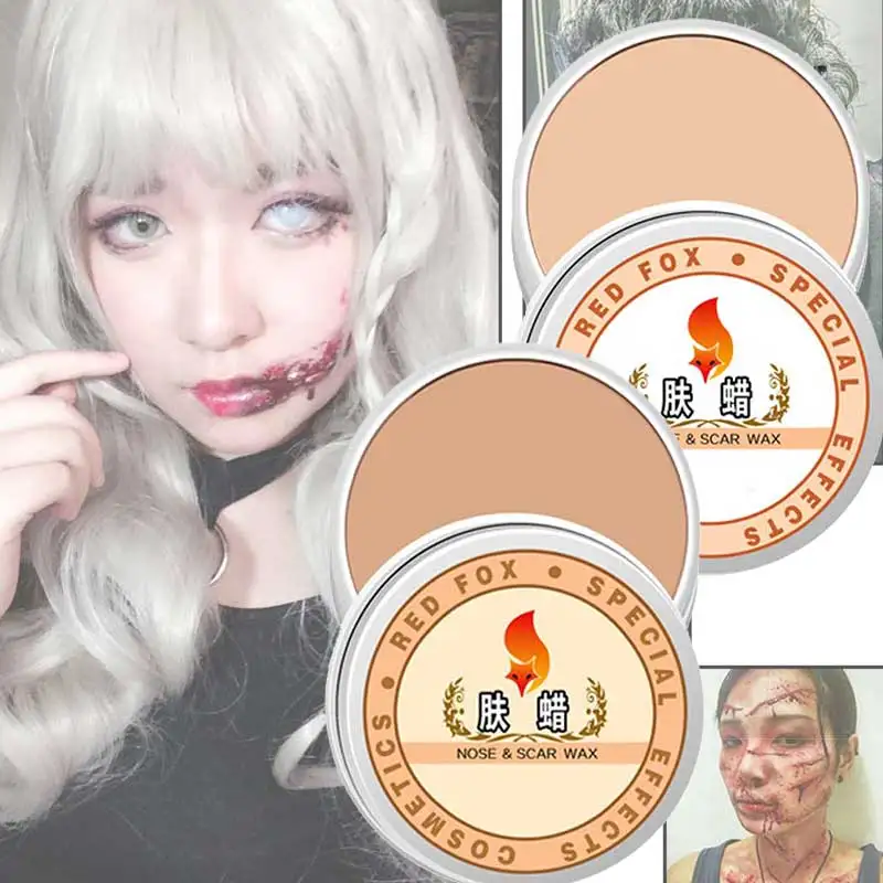 Маскарадный костюм на Хэллоуин поддельные шрамы рана кожа воск краска для тела