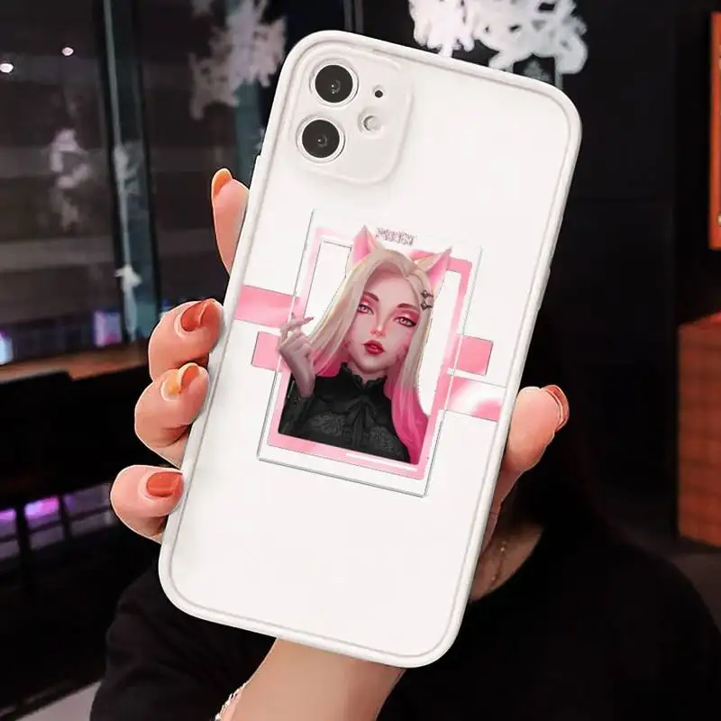

lol league of legends Phone Cases matte transparent For iphone 7 8 11 12 plus mini x xs xr pro max cover