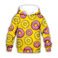 donut 3d printed hoodies family suit tshirt zipper pullover kids suit sweatshirt tracksuitpant 06