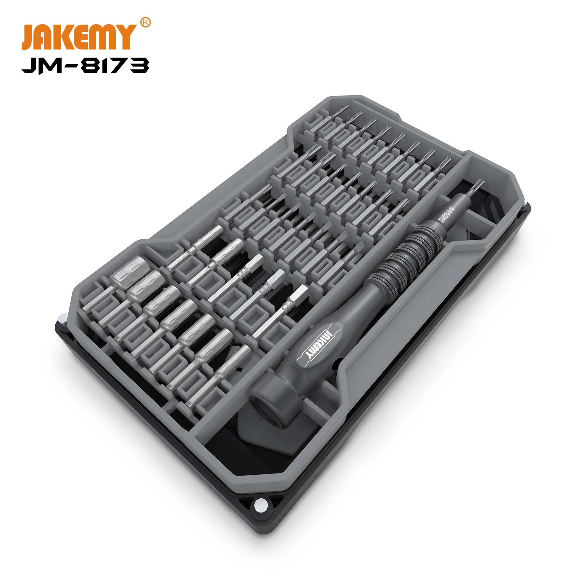 

New Product JM-8173 Professional Screwdriver Repair Tool box Set with Multi-layer Design for Home Improvement DIY Repair