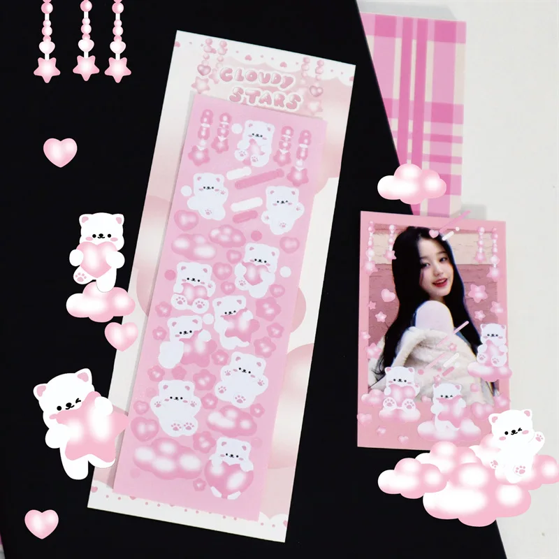 Корейская милая розовая фоторамка в стиле Ins наклейка сделай сам украшение для