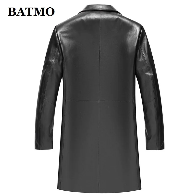 BATMO 2019 Новое поступление зимние 90% куртки из белой утки кожаный мужской пуховик