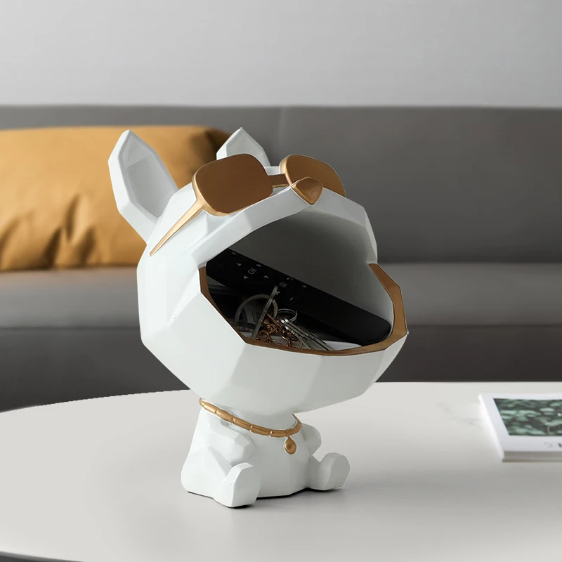 Полимерная коробка для хранения фигурок в виде собаки с большим ртом Домашняя