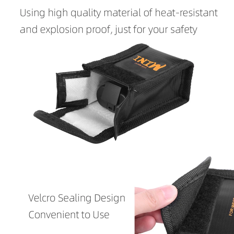 Для 3 шт. портативный аккумулятор Безопасный мешок Защитная сумка для хранения DJI