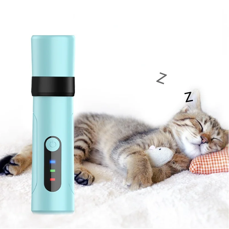 

Professional Pet Nail Grinder 8W 800mAh For Dog Nail Clippers Painless USB Electric Quiet Cat Paws Nail Cutter Grooming Trimmer