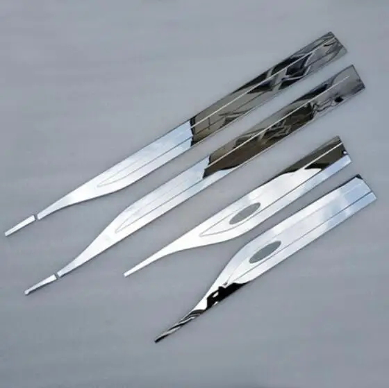 Новая Rav4 6 шт./компл. нержавеющая сталь для боковых дверей автомобиля Защита