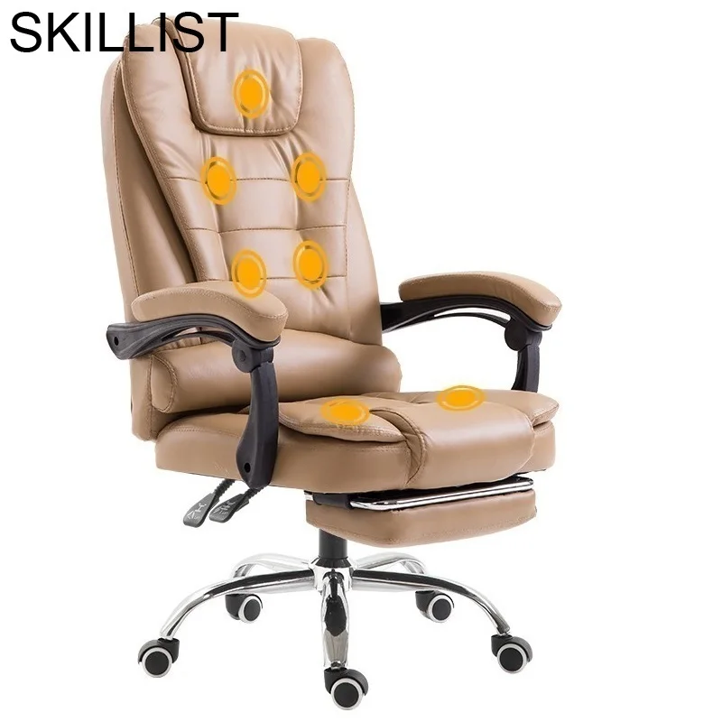 Sedia Ufficio Oficina Bureau Meuble Stoelen Gamer Cadir Fauteuil кресло из кожи Silla Gaming Cadeira массажное кресло для офиса