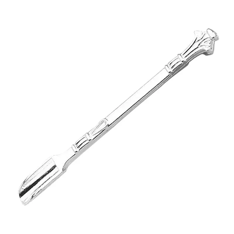 

2021 Hot Mini Metal Spoon Medicine Bottle Use Sniffer Snorter Snuff Powder Tobacco Micro-tuning Shovel Smoking Accessories