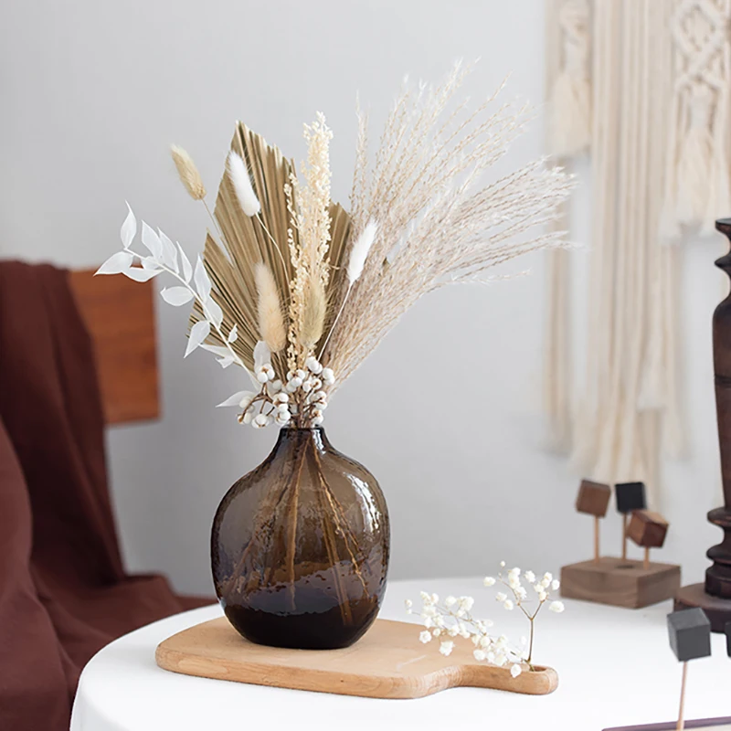 

1Set Pampa Palm Leaves Wedding Supplies Pampas Grass Decor Natural Dried Flowers Bouquet Home Living Room Decoration Accessories