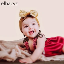 Diademas de terciopelo suave para niña y niño, bandana para el pelo grande y lisa de 5 pulgadas, accesorios para el cabello para fiesta, 1 unidad (2)