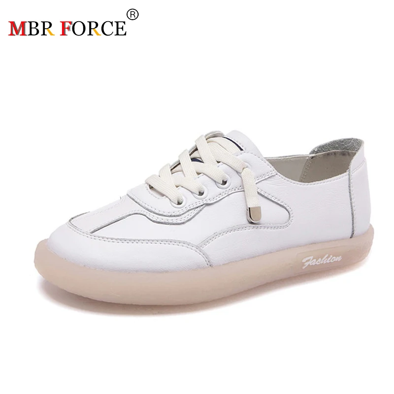 Женские кроссовки на плоской платформе MBR FORCE модная Уличная Повседневная