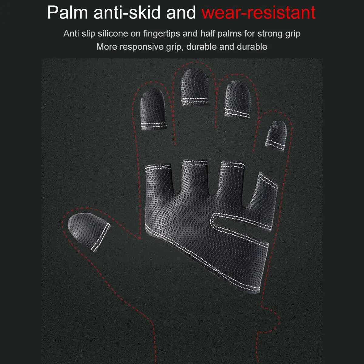 Лыжные перчатки с защитой от холода водонепроницаемые зимние теплые для