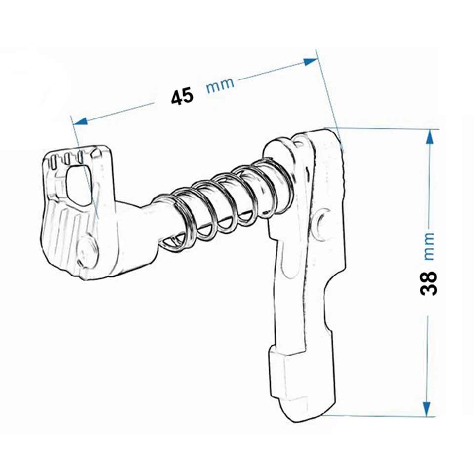 RuoskyGear AirsoftSports тактический магазин в стиле CNC Алюминиевое Крепление для AEG M4 серии