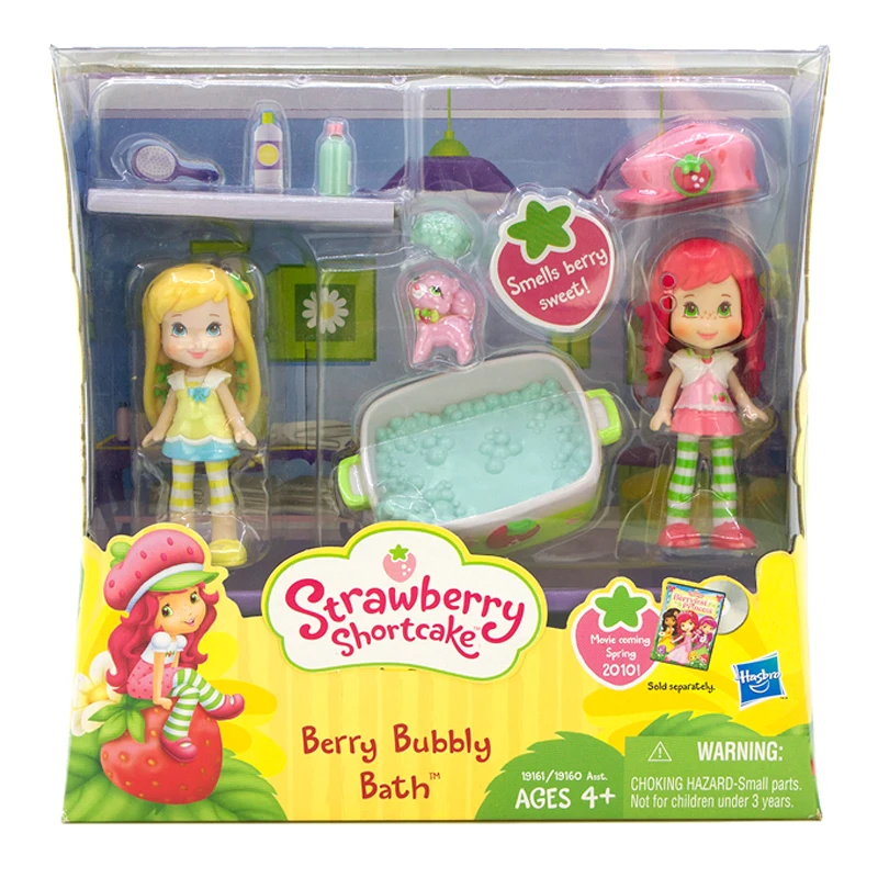 S Berry Bubbly Bath Princess Dolls Toys Cartoon Cute Girls Doll Play House Toy Set Gift