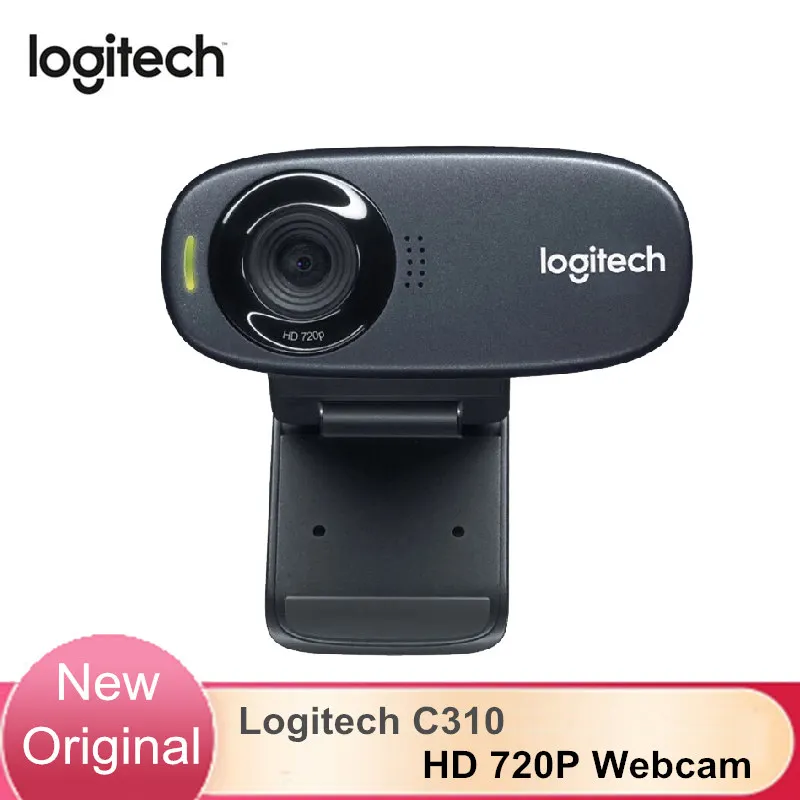 

100% Original Logitech C310 Webcam Webcast camera Gaming camera Built-in Microphone HD 720P with 5MP Photos Auto Focus