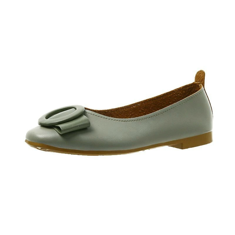 

Square Head Single Shoes Women 2020 Summer New Flat Shoes All-match Shallow Mouth Gentle Fairy Peas Shoes Women