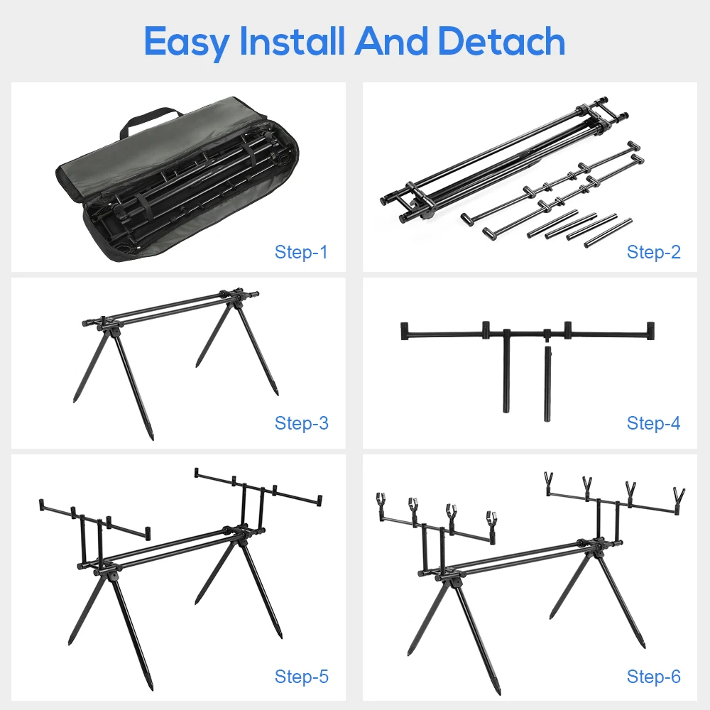 Съемная подставка для удочки держатель складной выдвижной карпа кронштейн