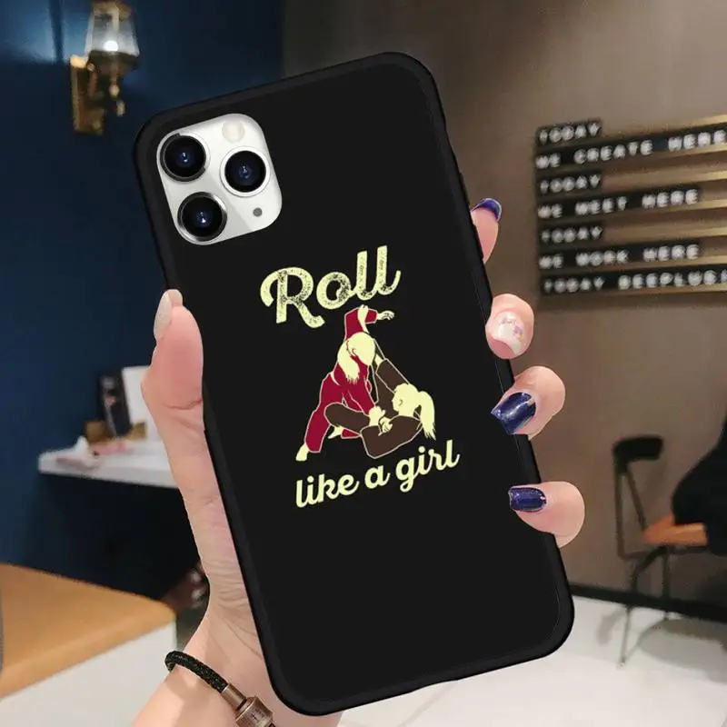 

BJJ Brazilian Jiu Jitsu Phone Case for iPhone 11 12 pro XS MAX 8 7 6 6S Plus X 5S SE 2020 XR mini Funda