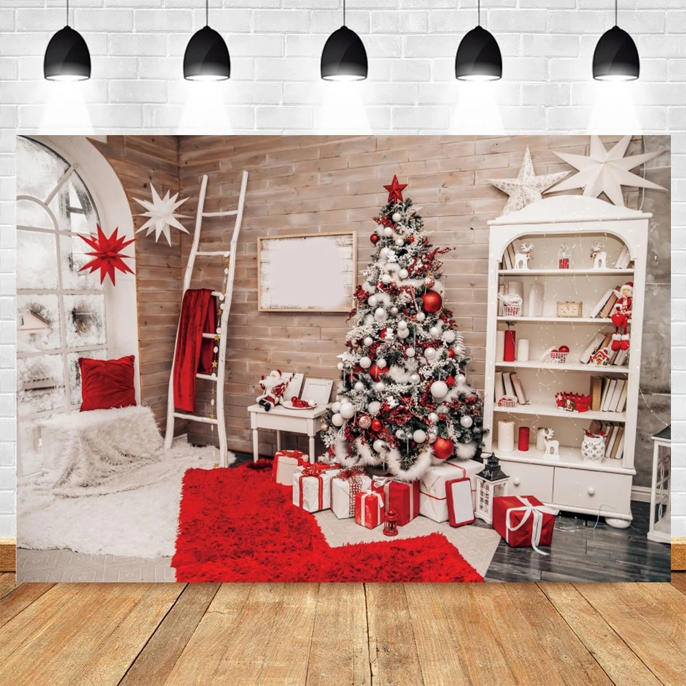 

Christmas Background Room Window Baby Portrait Vinyl Photography Backdrops Photographic Photo Shoot Booth Photophone Photozone