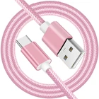 Зарядный кабель USB Type-C в нейлоновой оплетке для Huawei Mate 20 30 Pro Honor 20 30 V20 V30 Samsung S10 S20 S21 S22 Plus OnePlus 6 7 8