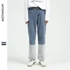 Мужские джинсы с прострочкой, черные джинсовые брюки в стиле ретро, модель W810, осень 2022