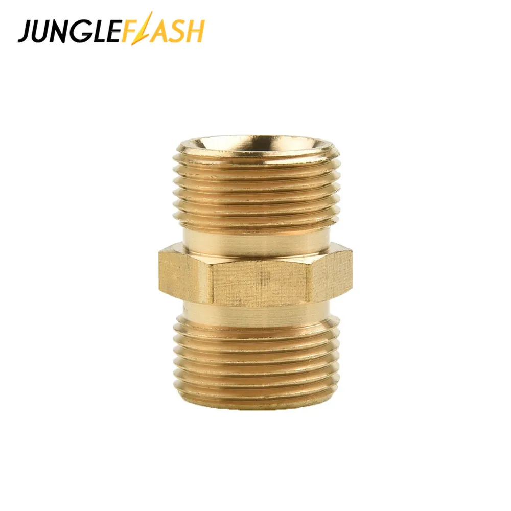 Мойка высокого давления JUNGLEFLASH латунный адаптер для мойки автомобиля G1/4 штекера