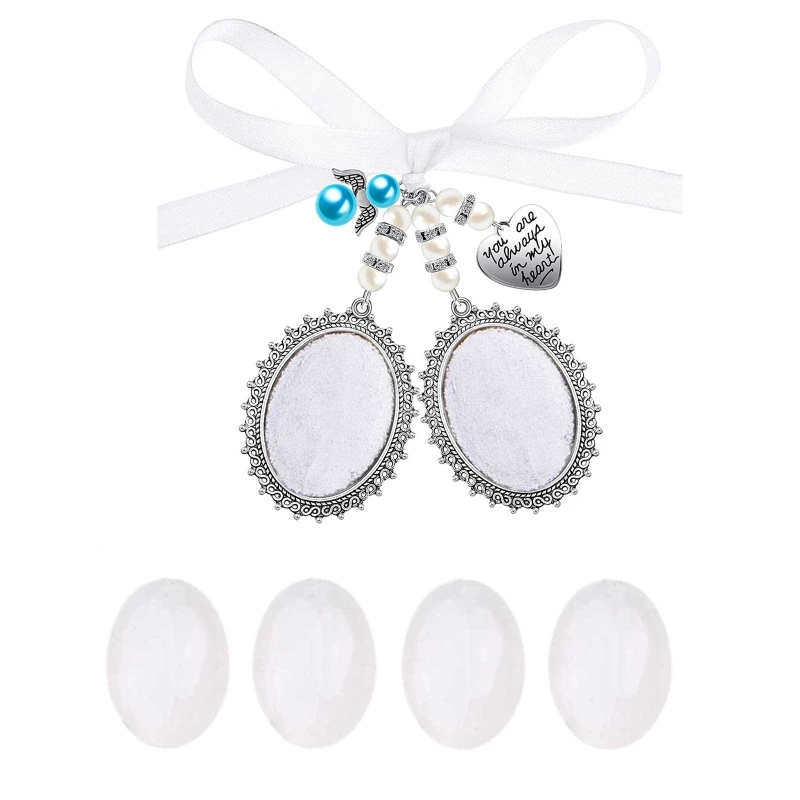 Свадебный букет очаровательный кружевной Овальный свадебный Шарм-ангел