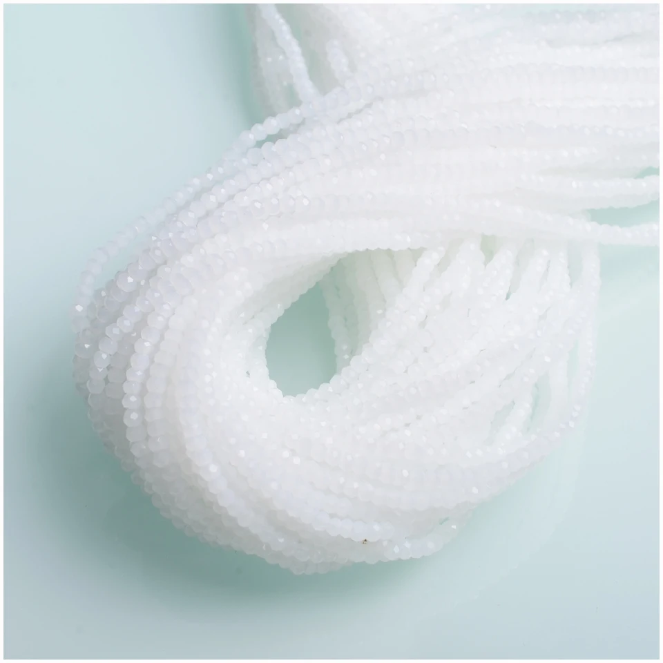 JuleeCrystal 2 мм 3 стеклянные бусины в форме Рондель оптовая продажа чешские