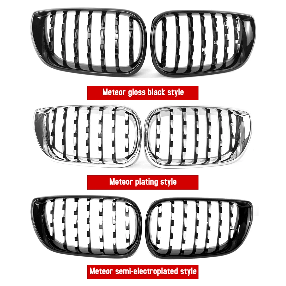 Новая передняя решетка для радиатора с двойным покрытием BMW E46 3 серии 320i 325i 330xi 325xi