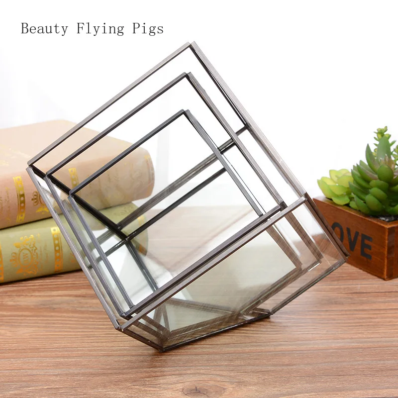 Прямая продажа новинка стеклянный цветок с мясным и более вечным цветочным