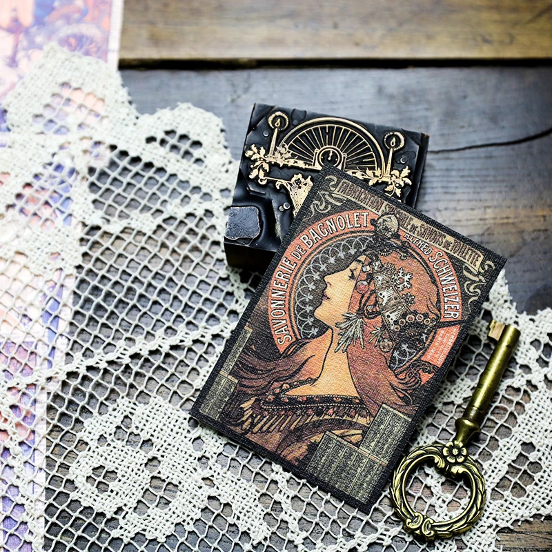 

Винтажные европейские пожилые люди смешанный материал Крафтовая бумага Украшение DIY для скрапбукинга нежелательный журнал открытки изгот...