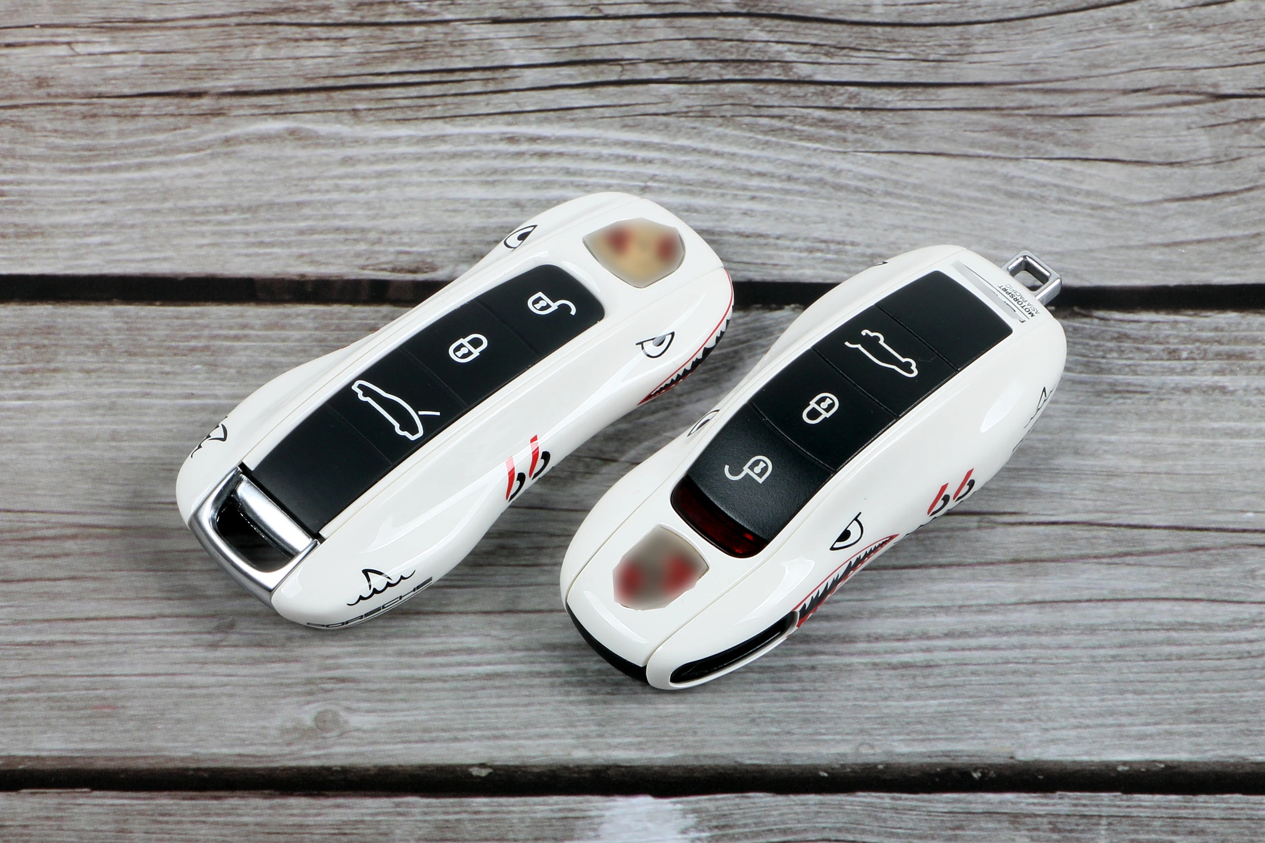 Чехол для автомобильного ключа 66 дюймов белый камуфляж умный ключ с