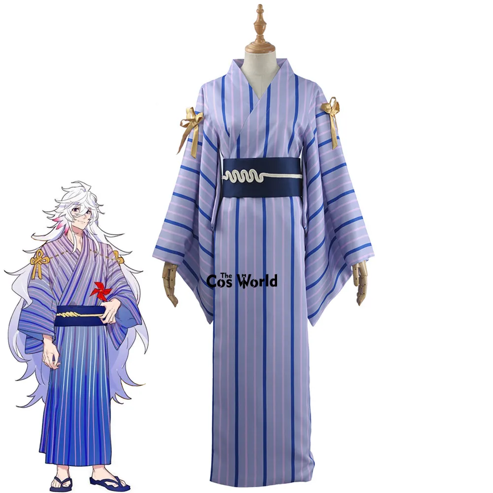FGO Fate Grand Order Merlin юката кимоно наряд Аниме косплей костюмы|Игровые костюмы| |