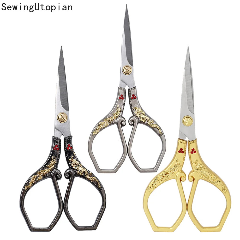

Ретро ножницы антикварные винтажные ножницы резьба вышивка ножницы швейные принадлежности нержавеющая сталь ножницы Портной инструмент
