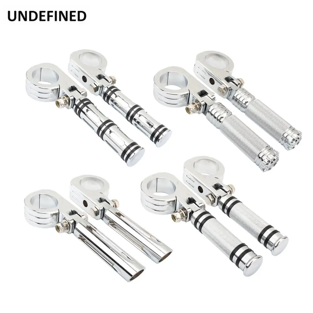 Хромированные колышки для подножки мотоцикла защиты двигателя Harley Touring Rode King FLH