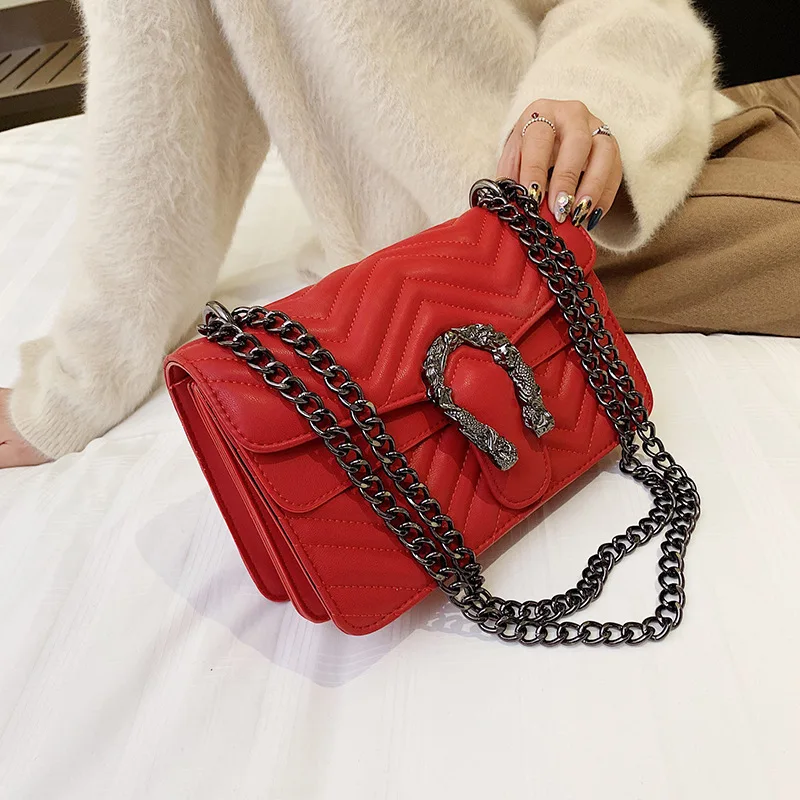 

Luxury women's bags 2020 autumn new trend Korean fashion chain small square bag casual all-match single shoulder messenger bag