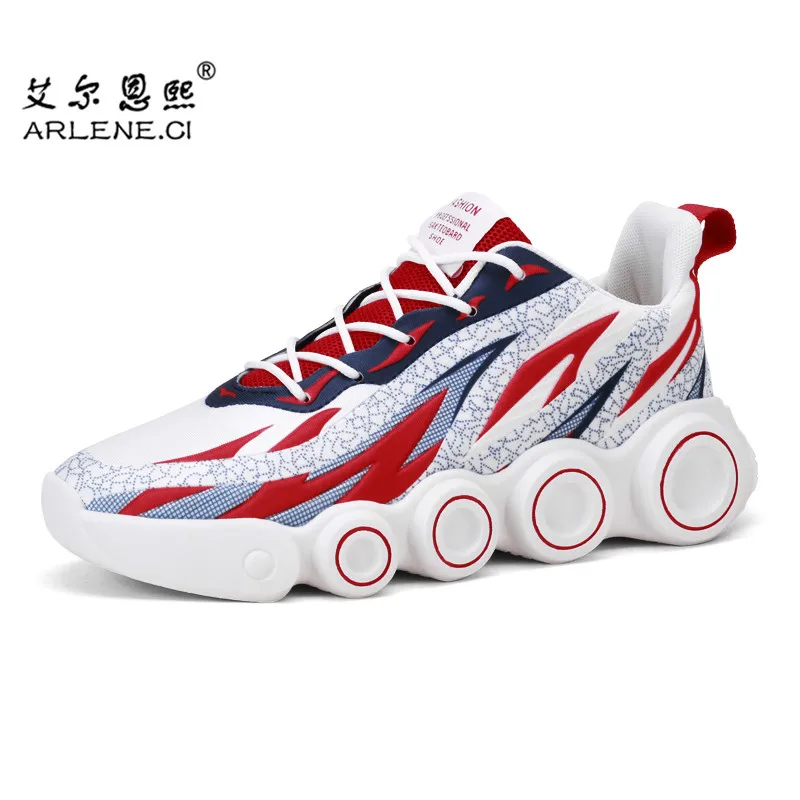 

Мужские кроссовки для бега, Повседневная модная уличная спортивная обувь для прогулок, кроссовки для бега на толстой подошве, 2021